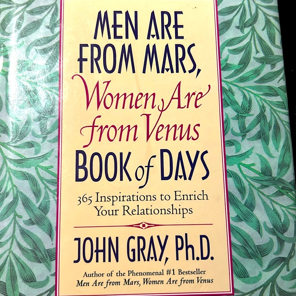 Men are from mars, woman are from Venus 🪐